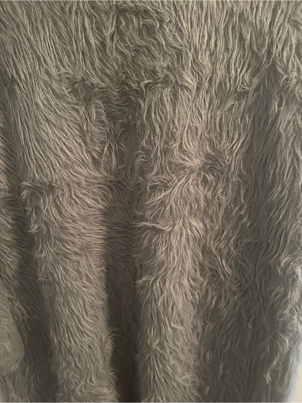 Evans Cardi Melani Feather Women’s Plus UK 18/ US 2X Green Moss Fuzzy Cardigan - Picture 3 of 7